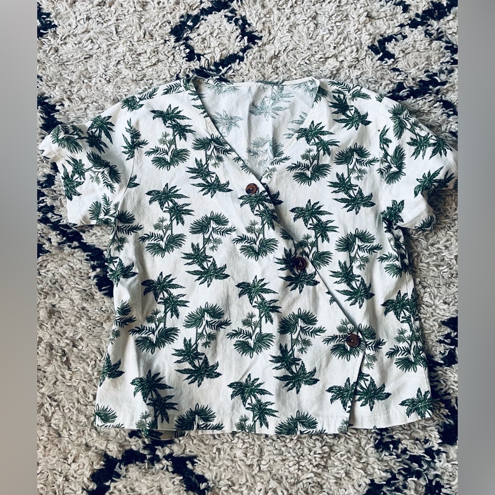 Palm Tree Blouse